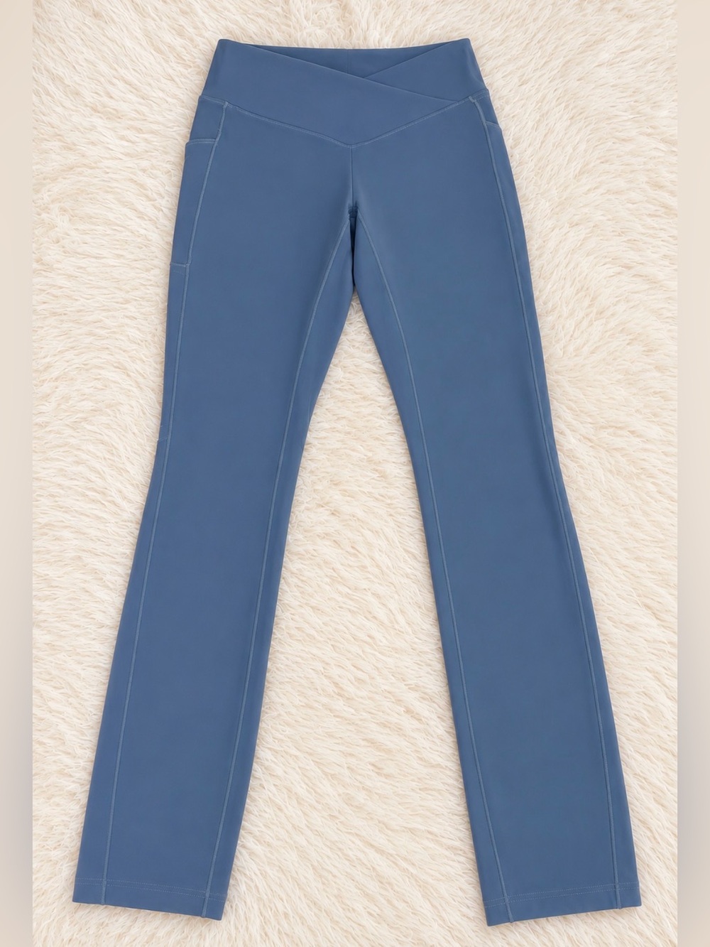 Women’s High-Waist Blue Active Leggings